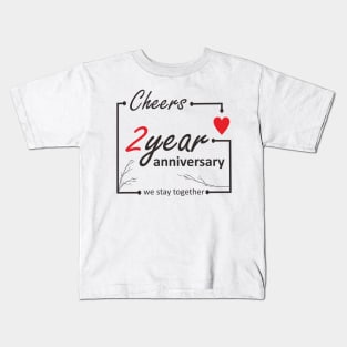 2 year anniversary Kids T-Shirt